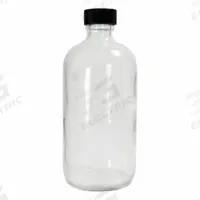 QORPAK Bottle: 960 mL, Amber, 33-400, Phenolic, 20, PolyCone, Type III (MPN 346324). Key specifications — Body Color: Amber; Pre-Cleaned: None; Body Material: Soda Lime Glass; Brand: QORPAK; Screw Closure Size: 33-400; Graduated: No; USP Specification: Type III; Closure Attached: Attached.