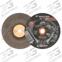 WALTER SURFACE TECHNOLOGIES Depressed Center Grinding Wheel: Type 27, 4 1/2" x 1/4" x 5/8"-11, HP (MPN 08B450). Key specifications — Series: HP; Brand: WALTER SURFACE TECHNOLOGIES.