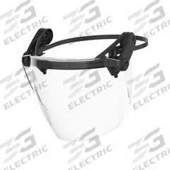 HEXARMOR Face Shield: Scratch-Resistant, Dielectric, EPDM, Clear, Polycarbonate Visor Material (MPN 17-36001). Key specifications — attr1157338: Scratch-Resistant; attr1157339: Clear; attr1157345: H-700; attr1157364: XP300.