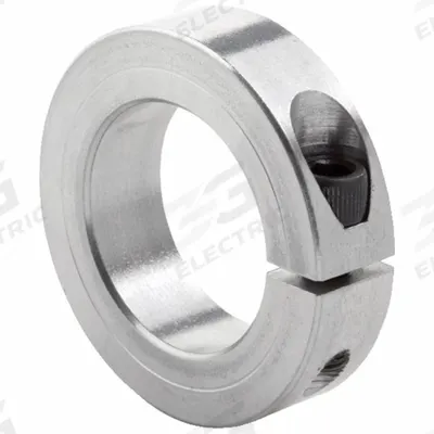 CLIMAX METAL PRODUCTS Shaft Collar: 1-Piece, Inch, Round, Clamp-On, 1 3/4 in Bore Dia - Aluminum Shaft Collars