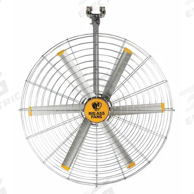 BIG ASS FANS Mounted Fan: 72 in Blade Dia, 115V AC, 1/2 hp Motor HP, Ceiling Mount - Standard Industrial Wall-Mount Fans