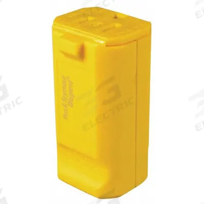 LEGRAND Straight Blade Connector: 5-15R, 125V AC, 15 A, 2 Pole, 3 Wire, Yellow (MPN PS5969Y) - General Purpose Connectors