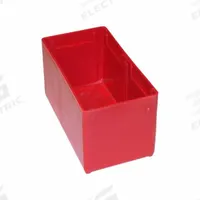LISTA Drawer Partition: 3 in Overall Ht, For 3 in Drawer Ht, 6 in Overall Lg, Red, PB-8D/12PC. Key specifications — Color: Red; Product Type: Drawer Partition; Brand: LISTA; Manufacturer Part Number: PB-8D/12PC.