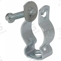 Conduit & Cable Hanger - Screw-On: 3/4 in Trade Size, Steel, BL1410. Key specifications — Color: Gray; Compatible Conduit Trade Size: 3/4 in; Compatible Conduit Type: EMT; RMC; Compatible Nominal Conduit/Pipe Size: 3/4 in; Compatible Pipe Size: 3/4 in; Finish: Zinc Plated; For Use With: Strut Attachment.