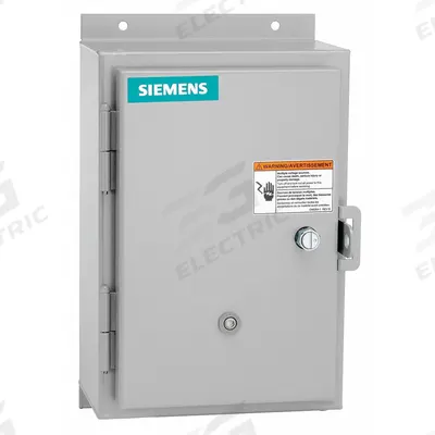 SIEMENS NEMA Magnetic Motor Starter: Non-Reversing, 3 Poles, NEMA Size 1 - Enclosed Non-Reversing Starters with Electronic Overloads