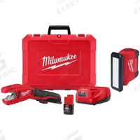 MILWAUKEE Tubing Kit and Flood Light: M12™ REDLITHIUM™, 1 1/8 in Max. Pipe Dia., Copper (MPN 2471-21, 2367-20). Key specifications — attr531366: Copper; attr531357: M12™ REDLITHIUM™; attr531365: 1 in Copper Pipe; attr531370: (2) Bare Tools; attr531359: MILWAUKEE.