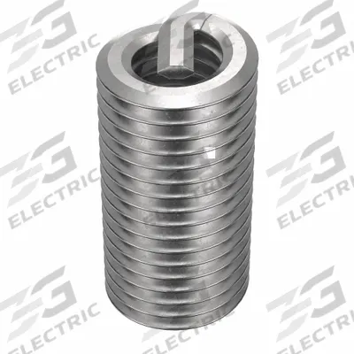 HELI-COIL Helical Insert: Tanged Tang Style, Free-Running, M3-0.50 Thread Size, Plain - Free-Running Tanged Helical Inserts
