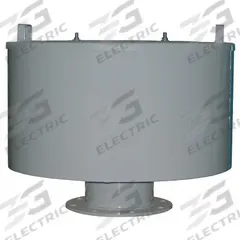 SOLBERG Filter Silencer: 10 in Flange Inlet Size, 3,300 cfm, 23 in Overall Ht, 28.5 in Outside Dia (MPN F-385P-1000F). Key specifications — attr60071: F-385P-1000F; attr60074: SOLBERG.