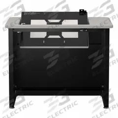 VERSADESK Computer Desk: Metal, Gray Matrix, 0 Drawers, 36 in Overall Wd, 29 in Overall Ht (MPN RSD3624-BG). Key specifications — Desktop Material: Metal; Includes Modesty Panel: Yes; Kit Product Type: Computer Desk; Desktop Color: Gray Matrix; Brand: VERSADESK; Frame Color: Black; Frame Material: Steel; Product Type: Computer Desk.