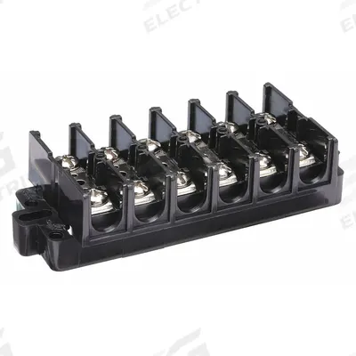 APPROVED VENDOR Barrier Terminal Strip: 6 Poles, 22 AWG – 6 AWG For Wire Sizes - Surface Mount Barrier Strips