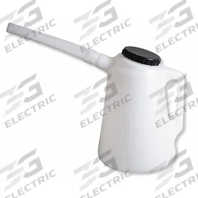 WESTWARD Measuring Container: 5 qt Fluid Capacity, Flex, 8 in Spout Lg, 11 3/4 in Overall Ht - Oil Measuring Containers