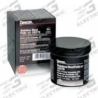DEVCON Putty: ST, Metal Repair, 16 oz Container Size, Can, Dark Gray, Epoxy (MPN 10270). Key specifications — Series: ST; Base Material: Epoxy; Color: Dark Gray; Brand: DEVCON.