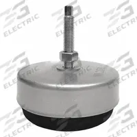 WMI Male-End Leveling Mount: Fixed Stud, M20 Thread Size, 7.5 in, 8,900 lb Capacity, Anti-Vibration (MPN WMT190-100). Key specifications — Finish: Nickel-Plated; Base Shape: Round; Load Capacity: 8,900 lb; Includes: Locking Nut.