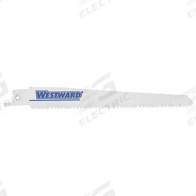 WESTWARD Reciprocating Saw Blade: 14 Teeth per Inch, 6 in Blade Lg, 1 mm Blade Thick - Thin-Metal-Cutting Blades