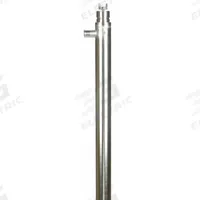 FINISH THOMPSON Drum Pump Tube: Fixed, 316 Stainless Steel, 2 in Inlet Size, 40 gpm Max. Flow Rate (MPN DPFS006). Key specifications — Brand: FINISH THOMPSON; Discharge Connection Type: Hose Barb.