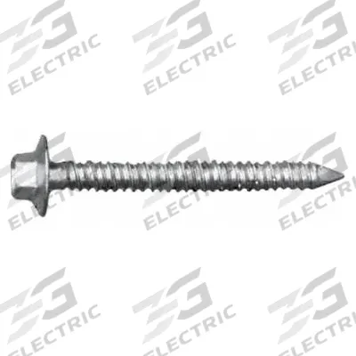 TAPCON Screw Anchor: 1 3/4 in Overall Lg, 1/4 in Dia, Steel, External Hex, Hex - Hex-Head Screw Anchors