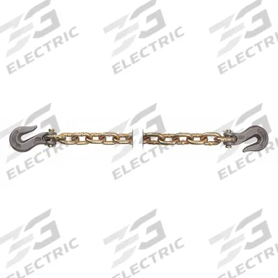 PEERLESS Straight Chain: 25 ft Overall Lg, Carbon Steel, Welded, 1.38 lb Wt per Foot - Tie Down Chains