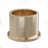 Flanged Sleeve Bearing: Bronze, SAE 841, 20 mm Bore, 24 mm OD, 20 mm Lg, -35°F to 300°F, 10 PK (MPN FFM2024-20B). Key specifications — System of Measurement: Metric; Material Grade: SAE 841; Flange Type: Flanged; Brand: OILITE.