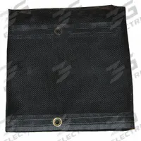 MAURITZON Tarp: 19.5 ft Lg, 19.5 ft Wd, Std Duty, 5 mil, Vinyl, Black, 10 oz/sq yd, PVC Coated (MPN MBT-12-04-2020). Key specifications — Color: Black; Brand: MAURITZON; Fabric Coating: PVC Coated.