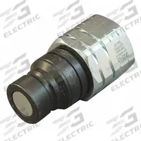 HANSEN Hydraulic Quick Connect Hose Coupling: 1/4 in, Steel, 45.42 lpm Max. Flow Rate, Sleeve, FNPT (MPN 6FFP25). Key specifications — Coupling Locking Type: Sleeve; Body Material: Steel; Thread Size: 1/4"-18; Brand: HANSEN.