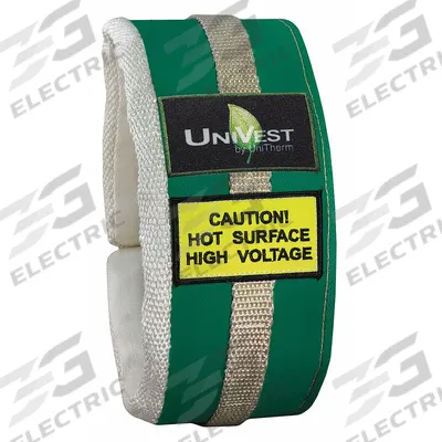 UNITHERM Insulated Pipe Jacket: For 19 in to 25 in Circumference, Ceramic Fiber - Pipe Covers