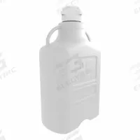 APPROVED VENDOR Plastic Carboys, Jerricans, & Jugs - Rectangular Plastic Carboys & Jerricans: 26.5 L (MPN 155-3111-OEM). Key specifications — Product Type: Carboy; Body Color: Colorless; Brand: APPROVED VENDOR; Screw Closure Size: 83 mm; Shape: Rectangular; Basic Material: Plastic; Closure Type: Screw On Cap; Features: Large Handles.
