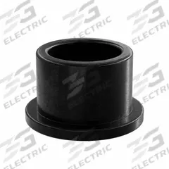 OILITE Flanged Sleeve Bearing: PEEK, 3/8 in Bore, 1/2 in OD, 3/8 in Overall Lg, Black, 5 PK (MPN PF-0608-03B). Key specifications — Brand: OILITE; Color: Black.
