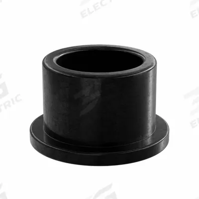 OILITE Flanged Sleeve Bearing: PEEK, 3/8 in Bore, 1/2 in OD, 3/8 in Overall Lg - Low-Friction Plastic Flanged Sleeve Bearings