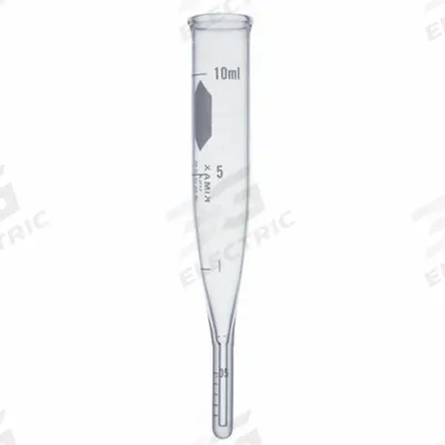 KIMBLE Centrifuge Tube: 10 mL, Centrifuge Tube, 17 mm Body Dia, 119 mm Overall Ht - Glass Centrifuge Tubes