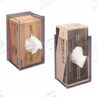 Lab Wypall Holder: 5 1/4 in Overall Wd, 10 in Overall Ht, 5 7/8 in Overall Lg, PETG, Clear, Wall (MPN WYPL10-M). Key specifications — Material: PETG; Mounting Location: Wall; Color: Clear; Product Type: Wipe Holder; Total Holding Capacity: Wypall Box; Brand: POLTEX.
