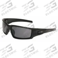 UVEX BY PIP Safety Glasses: Gray Lens, Full-Frame, HydroShield® Anti-Fog, Black Frame (MPN S2941HS). Key specifications — Brand: UVEX BY PIP; Frame Color: Black; Lens Color: Gray.