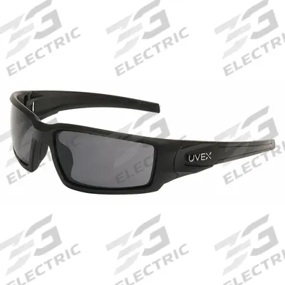 UVEX BY PIP Safety Glasses: Gray Lens, Full-Frame, HydroShield Anti-Fog - Padded Comfort-Fit Safety Glasses