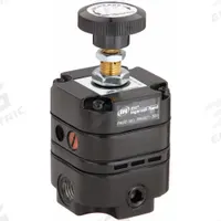 ARO Precision Compressed Air Regulator: Zinc Die-Cast, 1/4 in NPT, 14 cfm, 2 psi to 25 psi, Knob (MPN PR4021-300). Key specifications — attr111664: No; attr111627: ARO.