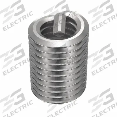 HELI-COIL Helical Insert: Tanged Tang Style, Free-Running, #10-32 Thread Size, Plain - Free-Running Tanged Helical Inserts