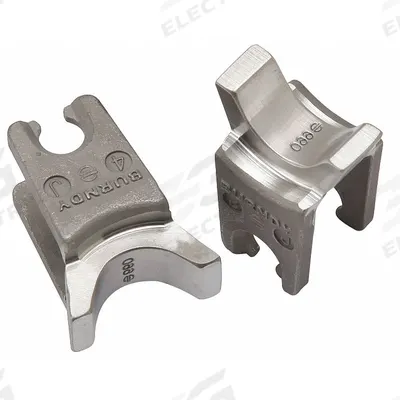 BURNDY Upper and Lower Crimping Die: 1/0 to 4/0 AWG Aluminum Lug, YA-A/YS-A, 1 Sizes - Burndy Replacement Crimping Dies