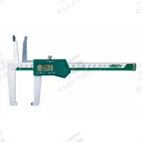 INSIZE Disk Brake Digital Caliper: 0 in to 6 in /0 mm to 150 mm, Cabled, +/-0.0028 in Accuracy (MPN 1167-150A). Key specifications — attr1184461: +/-0.0028 in; attr1184462: 0.0005 in/0.01 mm; attr1184471: Inside; attr1184472: Knife Edge with Small Point; attr1184496: INSIZE.