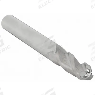 APPROVED VENDOR Ball End Mill: Carbide, 3 Flute, 9/16" Mill Dia, 1-1/4" LOC, 3-1/2" OAL (MPN 222-001220) - General Purpose Carbide Ball End Mills