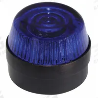 EATON Pilot Light Lens: 30 mm Panel Mounting Hole Dia, Blue, Fresnel, Incandescent/LED, E34 (MPN E34G6). Key specifications — Brand: EATON; Compatible with Series: E34; Lens Material: Glass.