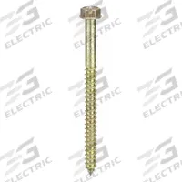 APPROVED VENDOR Concrete Anchor Screw: 3 1/2 in Overall Lg, 1/4 in Dia, Steel, Zinc Yellow, 100 PK (MPN 14312HS). Key specifications — Finish: Zinc Yellow; Material Grade/Class: Not Graded; Removable: Removable; System of Measurement: Inch; Tip Type: Pointed; Brand: APPROVED VENDOR; Screw Anchor Type: Concrete Screw Anchor; Anchor Type: Screw.