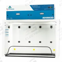 AIR SCIENCE Ductless Fume Hood: Purair Advanced, 5 3/4 ft Overall Wd, 4 3/8 ft Overall Ht, White (MPN P30-XT-A). Key specifications — Assembly: Partially Assembled; Brand: AIR SCIENCE; Base/Stand Included Input: No (Required); Base/Stand Included: No (Required); Blower Included: Yes; Work Surface Included: Yes.