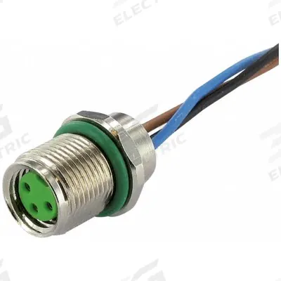 MURRELEKTRONIK Cordset: M8 Female – Rear Mounting Receptacle, A, 3 Pins - M8 Receptacles for Signal & Low-Power Applications