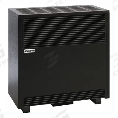 WILLIAMS COMFORT PRODUCTS Hearth Heater: Natural Gas, Solid Face Cabinet - Freestanding Vented Gas Floor Heaters