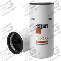 FLEETGUARD Automotive Fuel Filter: 17 5/8 in Overall Lg, 5 7/16 in Outside Dia, Diesel Fuel, Diesel (MPN FF256). Key specifications — attr434022: FLEETGUARD; attr1017113: Bharat Earth Movers.