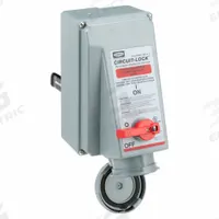 HUBBELL Mechanical Interlock: 480V AC, Three Phase, 100 A, 3 Pole, 4 Wire (MPN HBL4100MI7W). Key specifications — Brand: HUBBELL; Reverse Service: No.