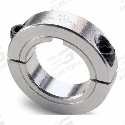 RULAND MANUFACTURING Keyed Shaft Collar: 2-Piece, Metric, Round Keyed, Clamp On - Two-Piece Keyed Shaft Collars