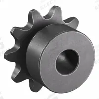 TSUBAKI Sprocket: One-Sided Hub, For Single Strands, 35, 10 Teeth, 1.214 in Pitch Dia, Steel (MPN 35B10). Key specifications — Brand: TSUBAKI.
