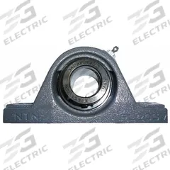 NTN Pillow Block Bearing: 1 9/16 in Bore, Cast Iron, Eccentric Collar, 1 59/64 in Shaft Ht (MPN UELP-1.9/16M). Key specifications — Brand: NTN; Maximum Speed: 3,700 RPM; Mounting Bolt Size: 1/2 in; System of Measurement: Inch.