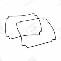 HAMMOND Replacement Gasket: For Replacing Worn or Damaged Gaskets on Electrical Enclosures, Silicone (MPN 1554RGASKET). Key specifications — Finish: Black Silicone; Brand: HAMMOND; Accessory Type: Replacement Gasket; Application: For Replacing Worn or Damaged Gaskets on Electrical Enclosures; Features: Replaceable Gasket is One Piece Made from High Temperature, U.L. Listed Silicone; Material: Silicone.