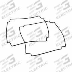 HAMMOND Replacement Gasket: For Replacing Worn or Damaged Gaskets on Electrical Enclosures, Silicone (MPN 1554RGASKET). Key specifications — Finish: Black Silicone; Brand: HAMMOND; Accessory Type: Replacement Gasket; Application: For Replacing Worn or Damaged Gaskets on Electrical Enclosures; Features: Replaceable Gasket is One Piece Made from High Temperature, U.L. Listed Silicone; Material: Silicone.