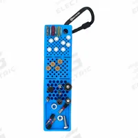 BOLTSTER Silicone Fastener Organizer: Blue, 2 in Overall Wd, 8 in Overall Lg, Silicone (MPN BTS-100004B). Key specifications — Material: Silicone; Brand: BOLTSTER; Color: Blue; Product Type: Tool Tray.